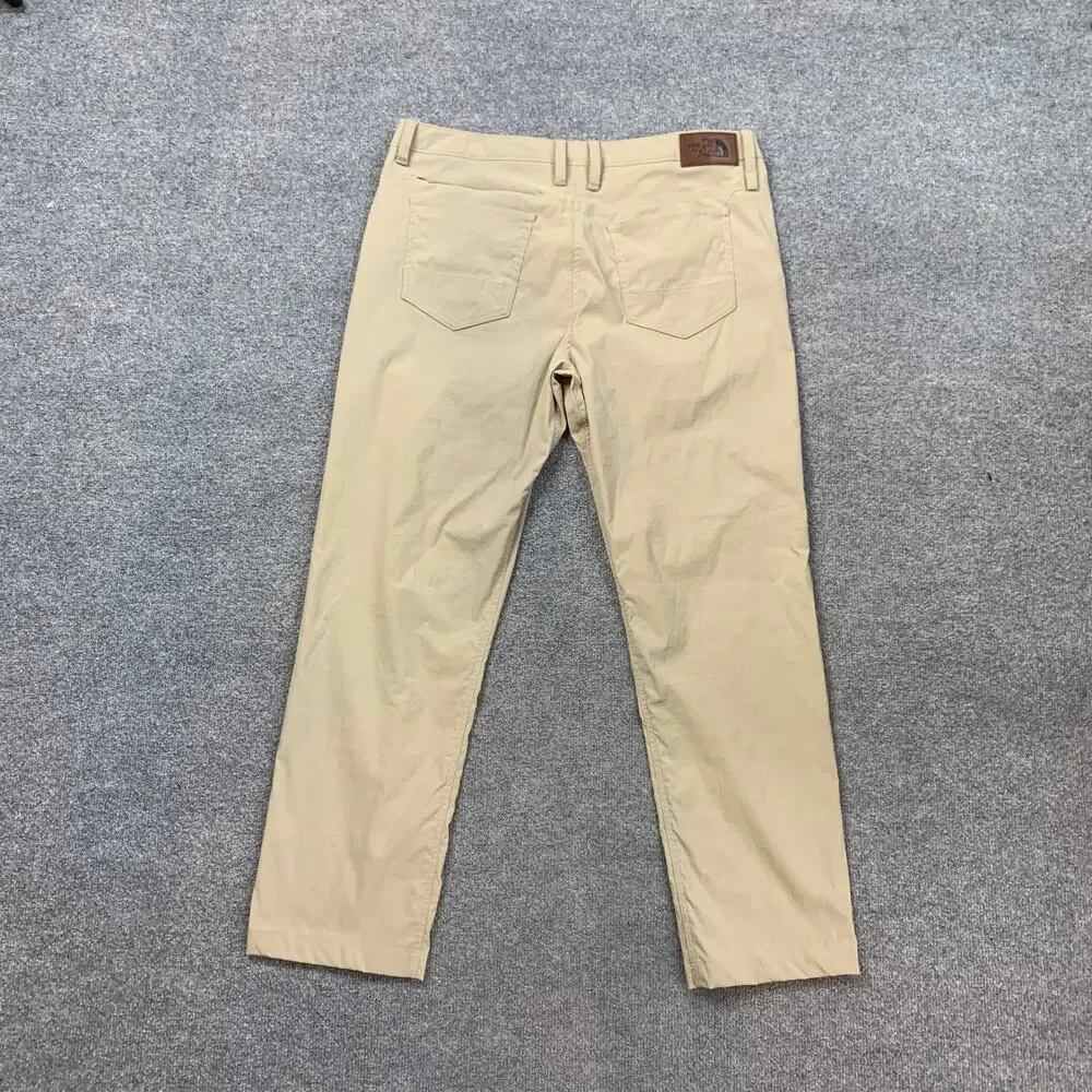 The North Face Pants Mens 36 Tan Sprag Lightweight Stretch Nylon Hiking Travel